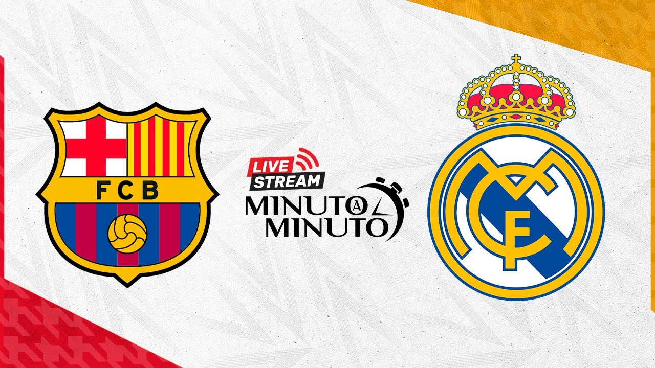 پوستر ⏱️ دقیقه به دقیقه بارسلونا برابر رئال مادرید فینال جام حذفی