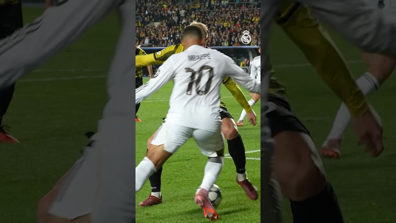 پوستر کلاس ⚽️ مباپه در لیگ قهرمانان