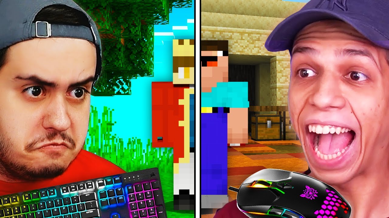 چالش ماینکرفت اسپیدران: موس کول گیمر و کیبورد من 😂