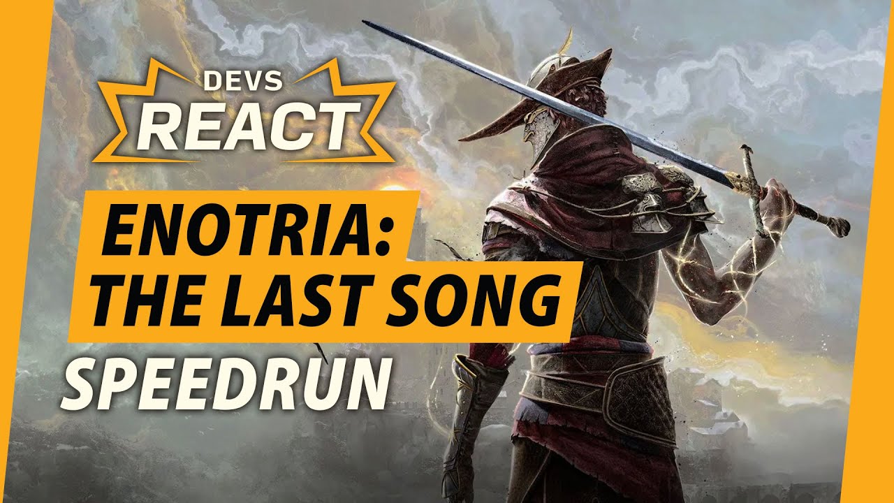 پوستر واکنش توسعه‌دهندگان آخرین آهنگ انوتریا به ۲۸ دقیقه سرعت