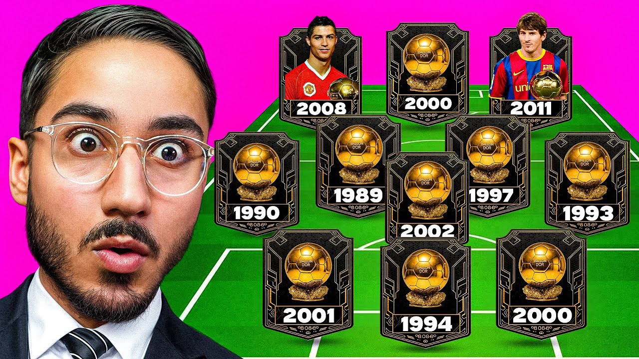 پوستر از هر توپ طلا یک ستاره بزرگ فوتبال 🥇