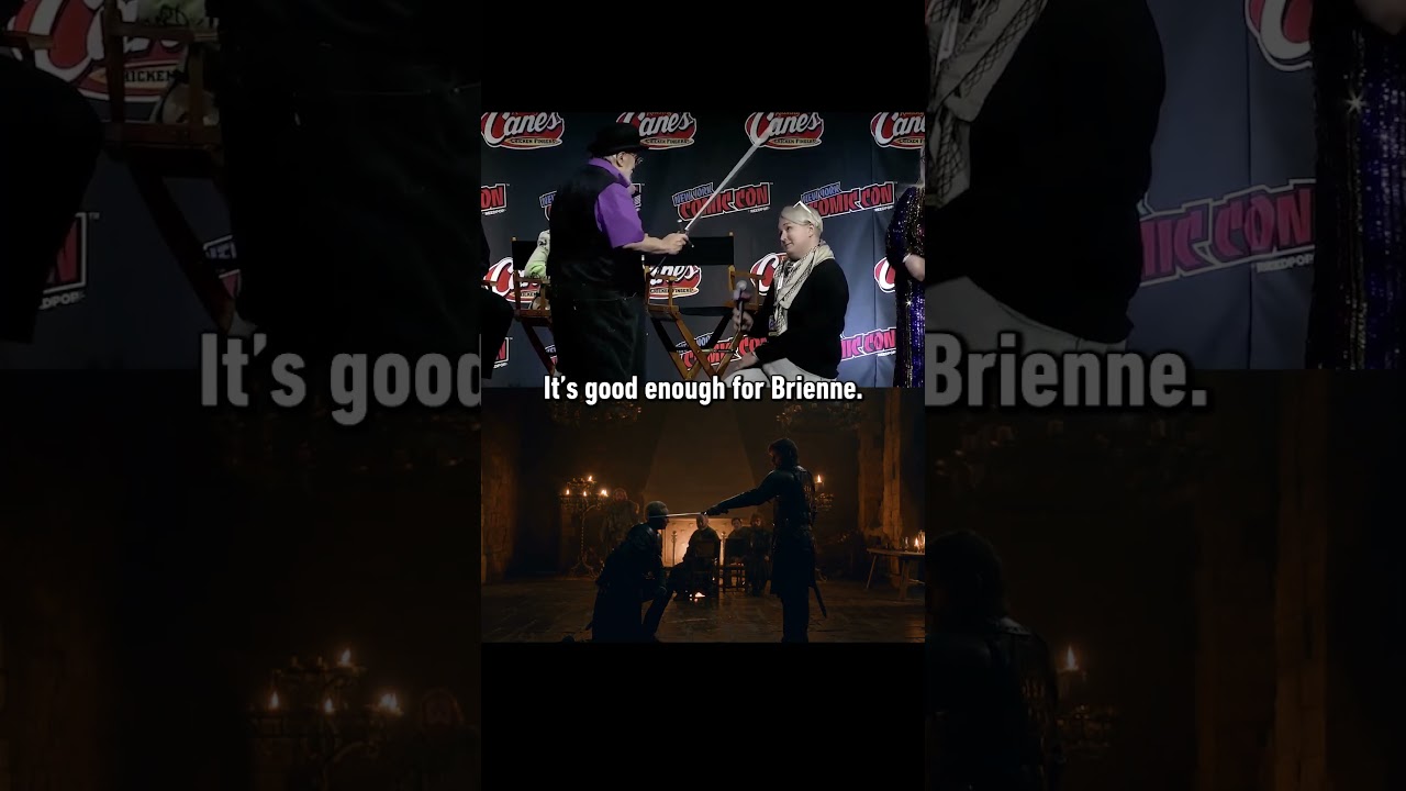 پوستر جورج آر. آر. مارتین در نیویورک یک طرفدار را شوالیه می‌کند