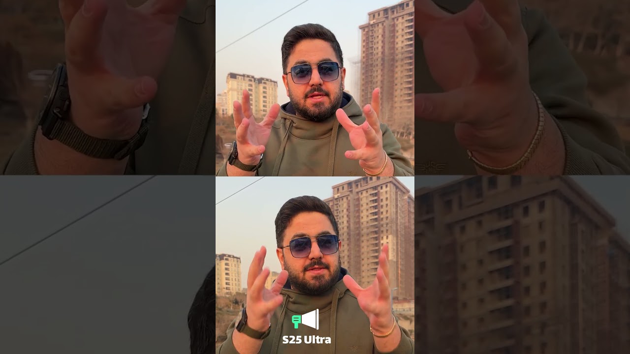 پوستر مقایسه حذف نویز صدا در گلکسی اس 25 اولترا و آیفون 16 پرو مکس