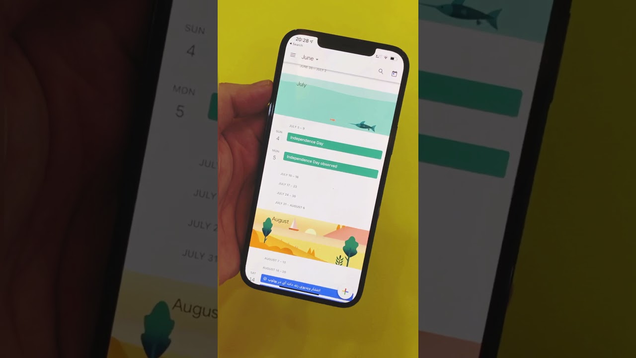 چطور تقویم شمسی را به گوگل کلندر اضافه کنیم؟
