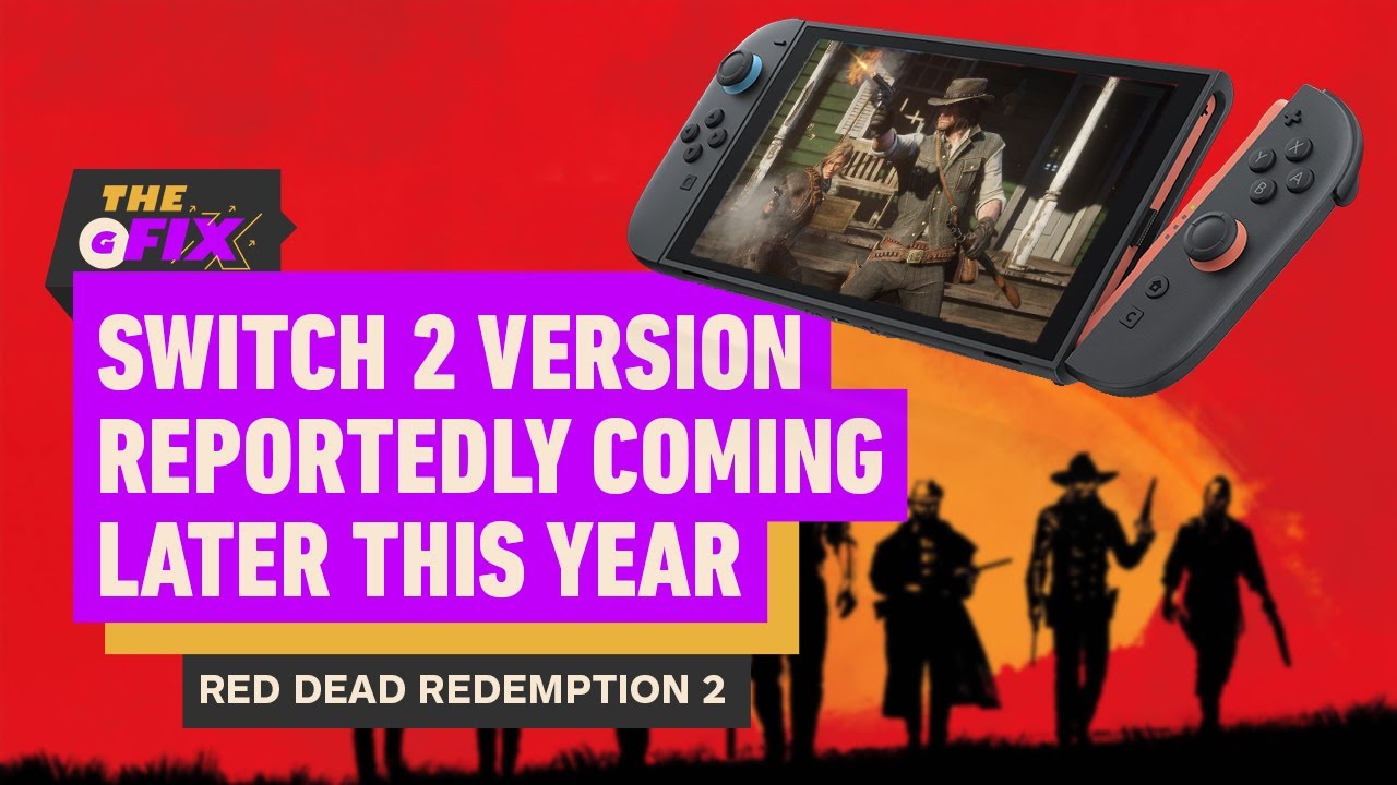 پوستر شایعه‌ی انتشار نسخه‌ی Switch 2 و ارتقای نسل بعدی بازی Red...