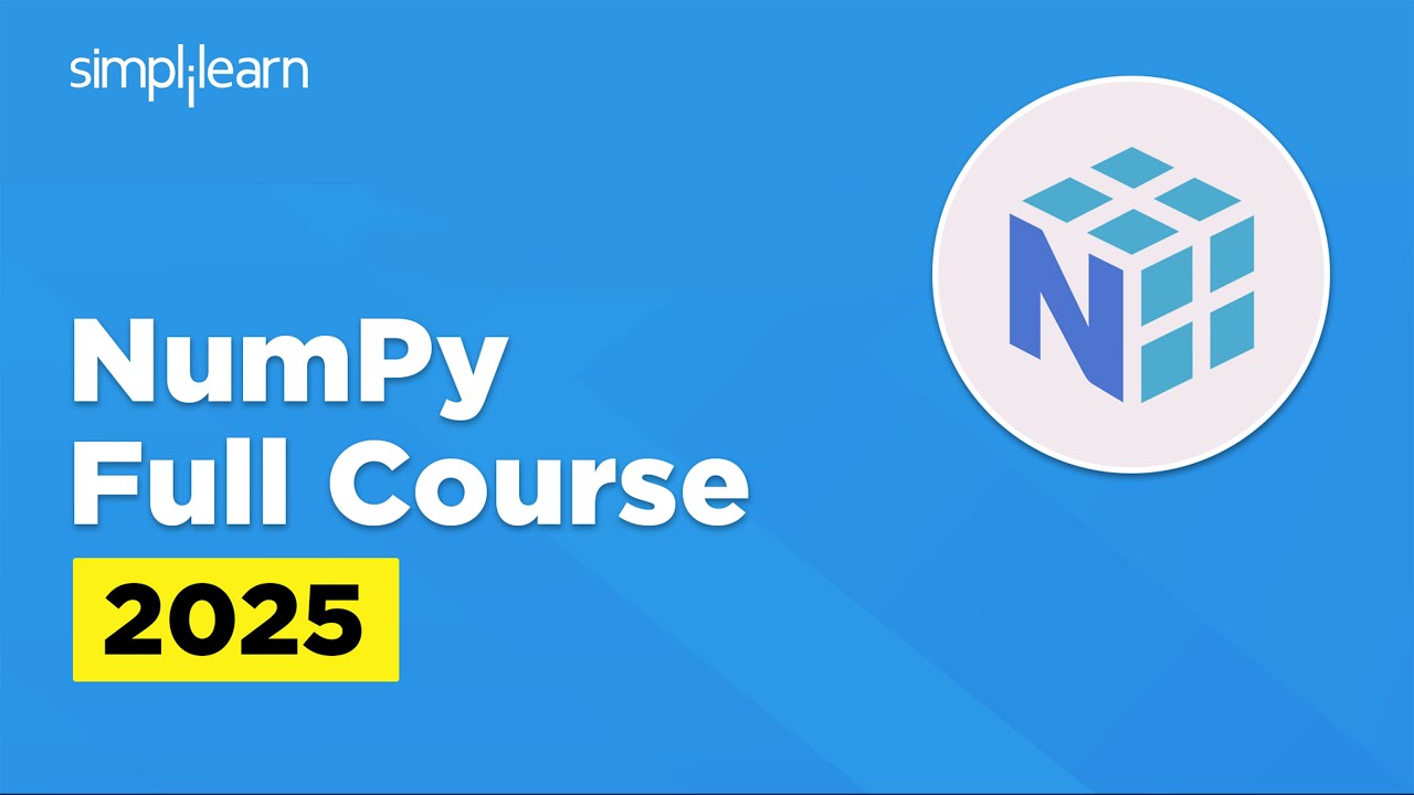 پوستر دوره کامل Numpy سال 2025 آموزش Numpy برای تحلیل داده Numpy...
