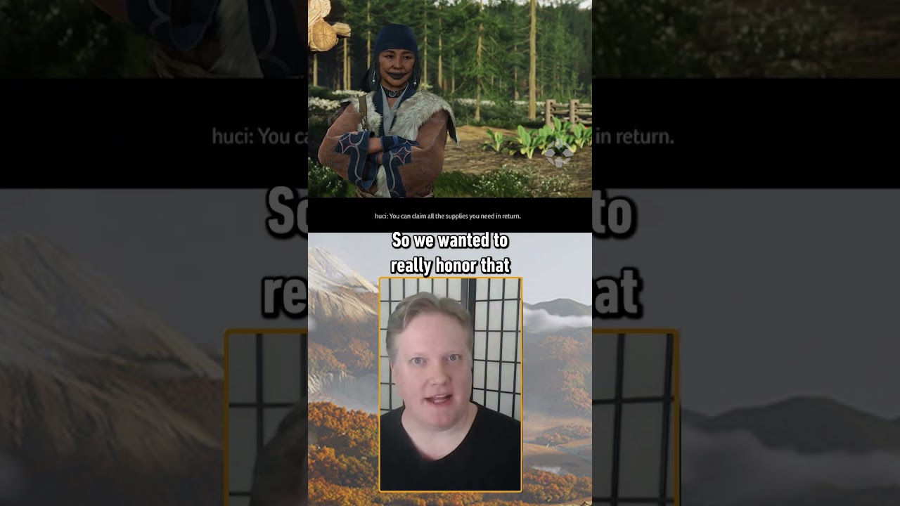 پوستر چرا نام‌های آینو در بازی Ghost of Yotei با حروف کوچک نوشته...