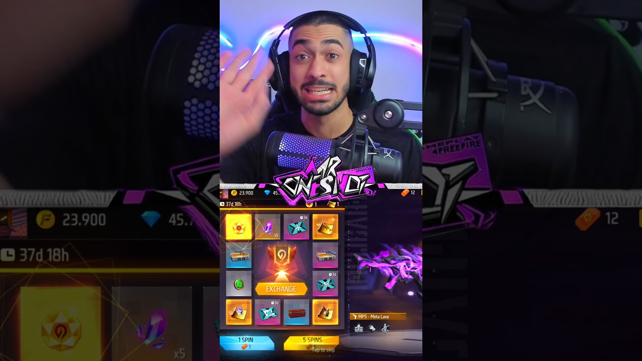 همه گردونه‌های فری فایر رو گرفتم! 😍