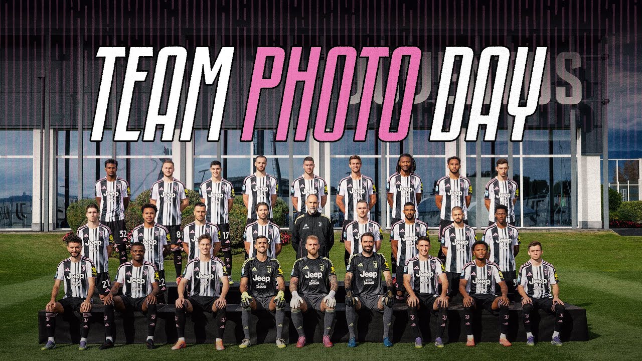 پوستر روز عکاسی تیم یوونتوس پشت صحنه