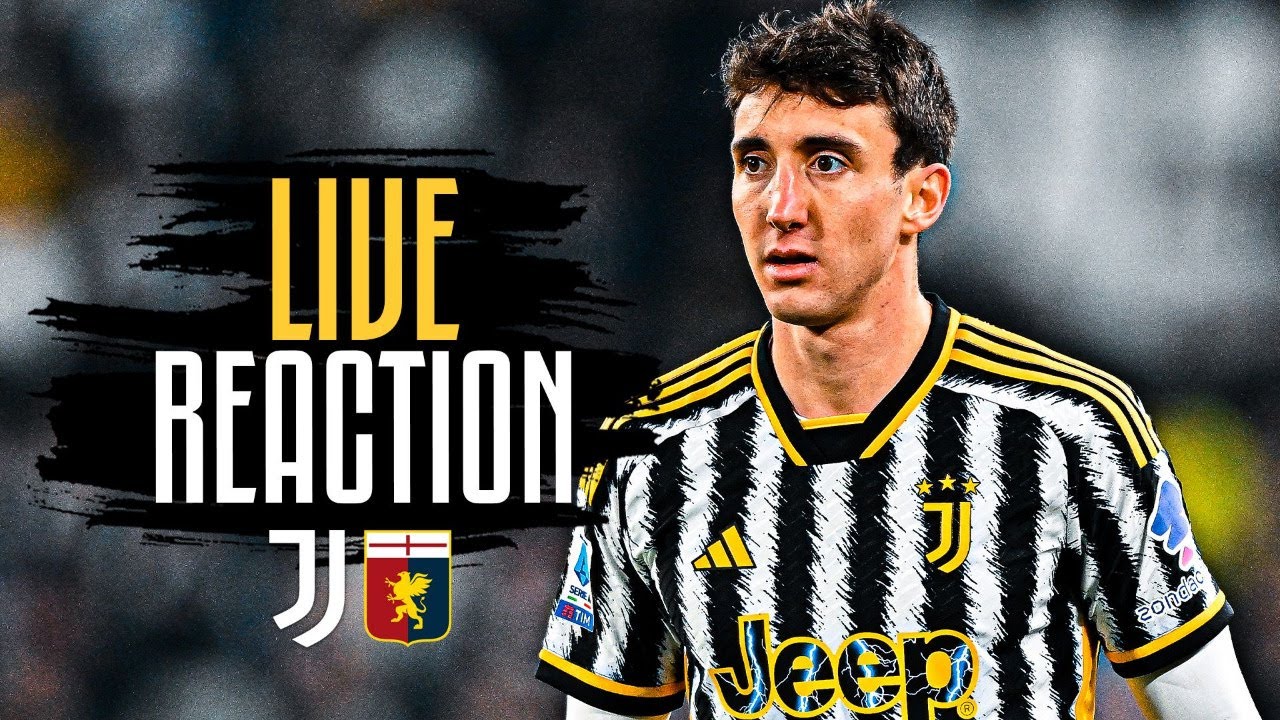 پوستر 🔴 تماشا کنید واکنش زنده به بازی یوونتوس و جنوا 💪⚪⚫