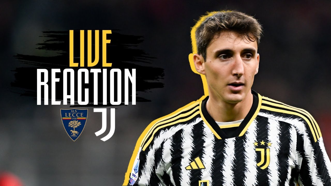 پوستر 🔴 هم‌اکنون تماشا کنید واکنش زنده به بازی لچه و یوونتوس 💪⚪⚫