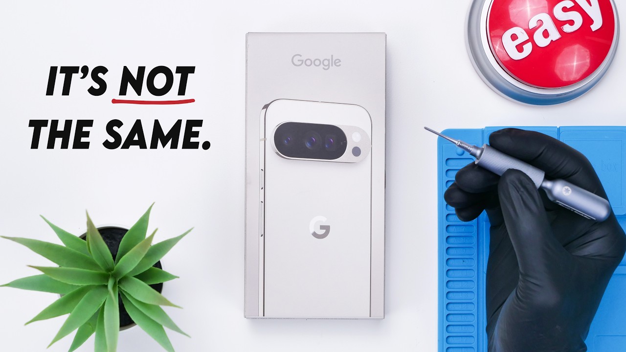 پوستر پیکسل ۱۰ پرو به شفافیت طراحی شده است... تجزیه و تحلیل...