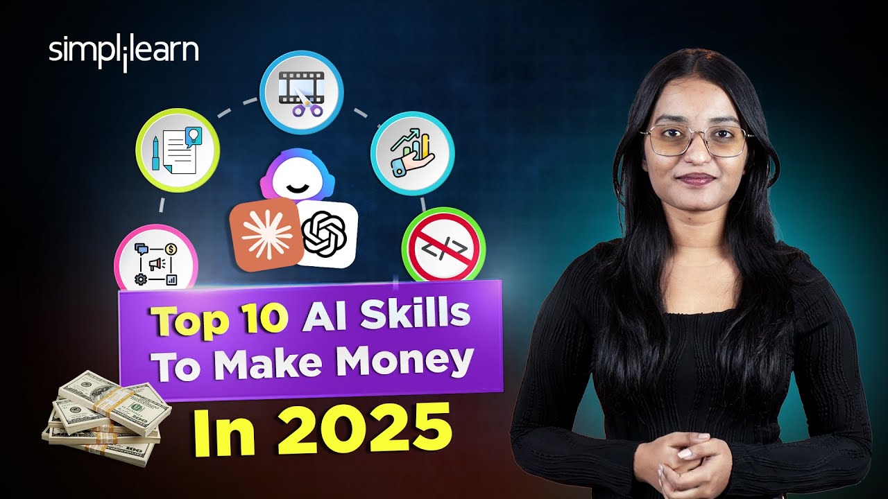 پوستر ۱۰ مهارت هوش مصنوعی برتر برای تا سال ۲۰۲۵ 💵 مهارت‌های...