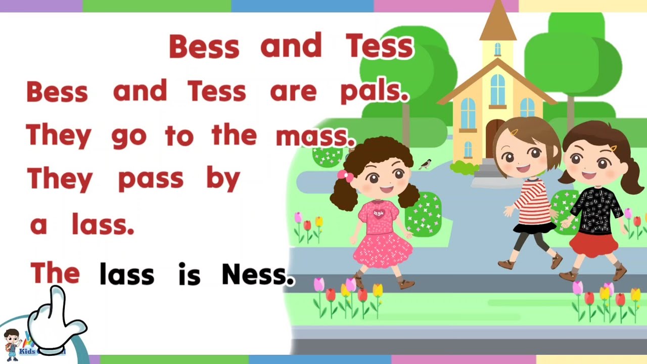 پوستر تمرین خواندن داستان‌های ساده خواندن سرگرم‌کننده برای...