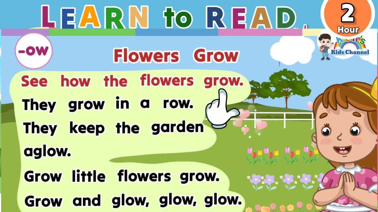 پوستر تمرین خواندن داستان‌های ساده درس خواندن برای کودکان یادگیری...