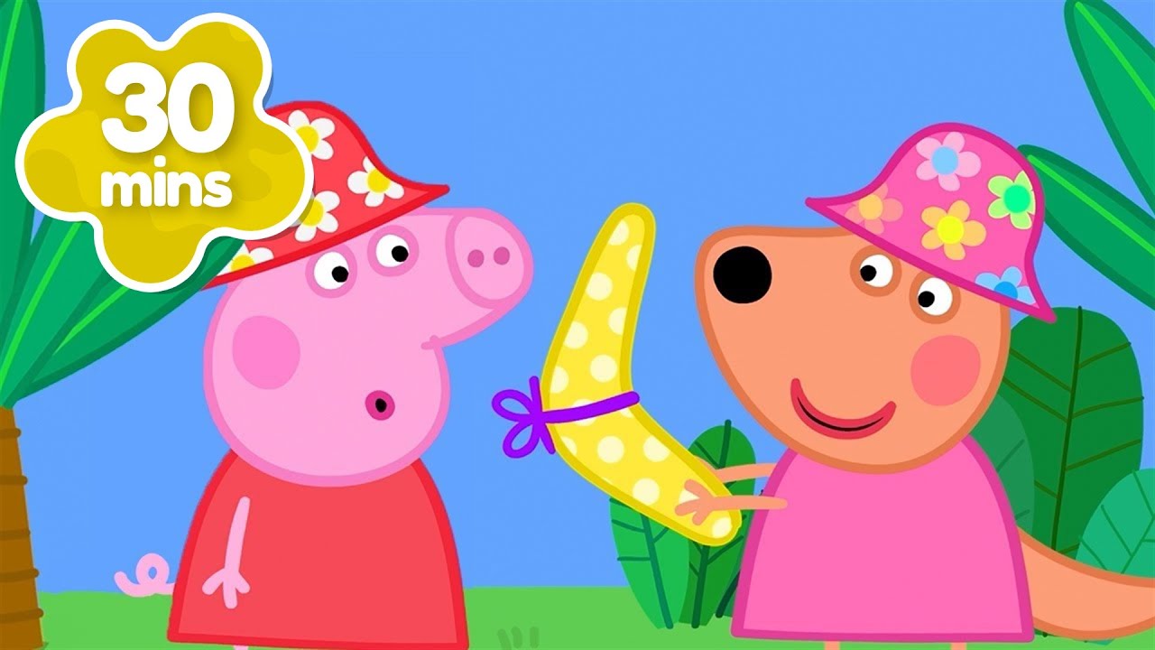 پوستر تعطیلات استوایی هاوایی 🌴🪃 قسمت‌های تابستانی خوک پپا 2...