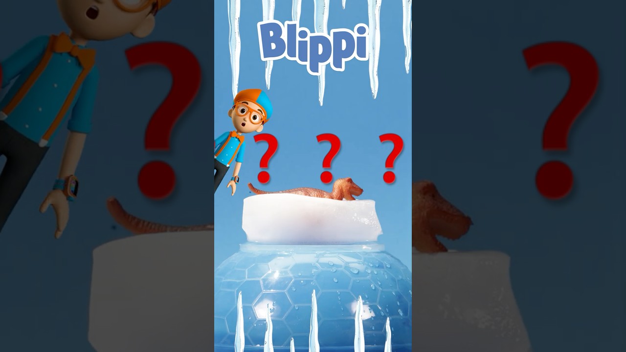 پوستر ذوب کردن یخ و نمایش دایناسور! آزمایش خودساخته دایناسور