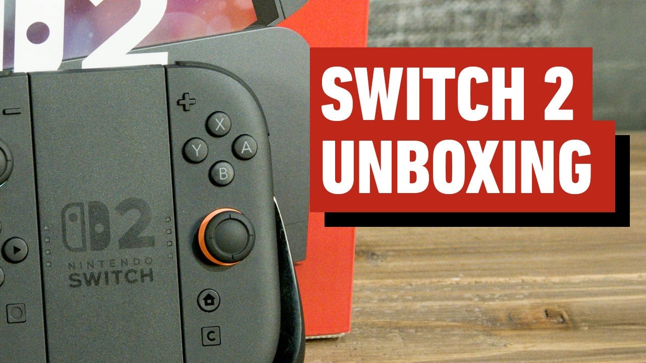 پوستر باز کردن جعبه نینتندو سوییچ ۲