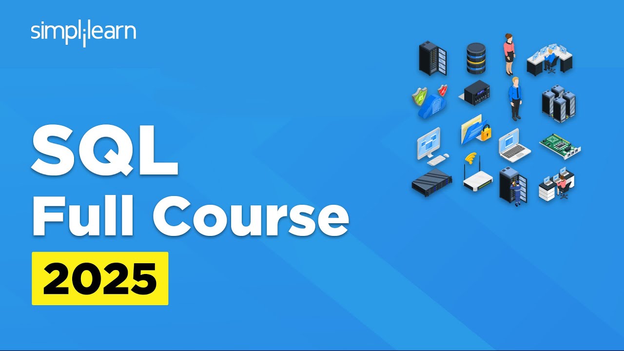 پوستر دوره کامل SQL 2025 آموزش SQL برای مبتدیان از مبتدی تا...