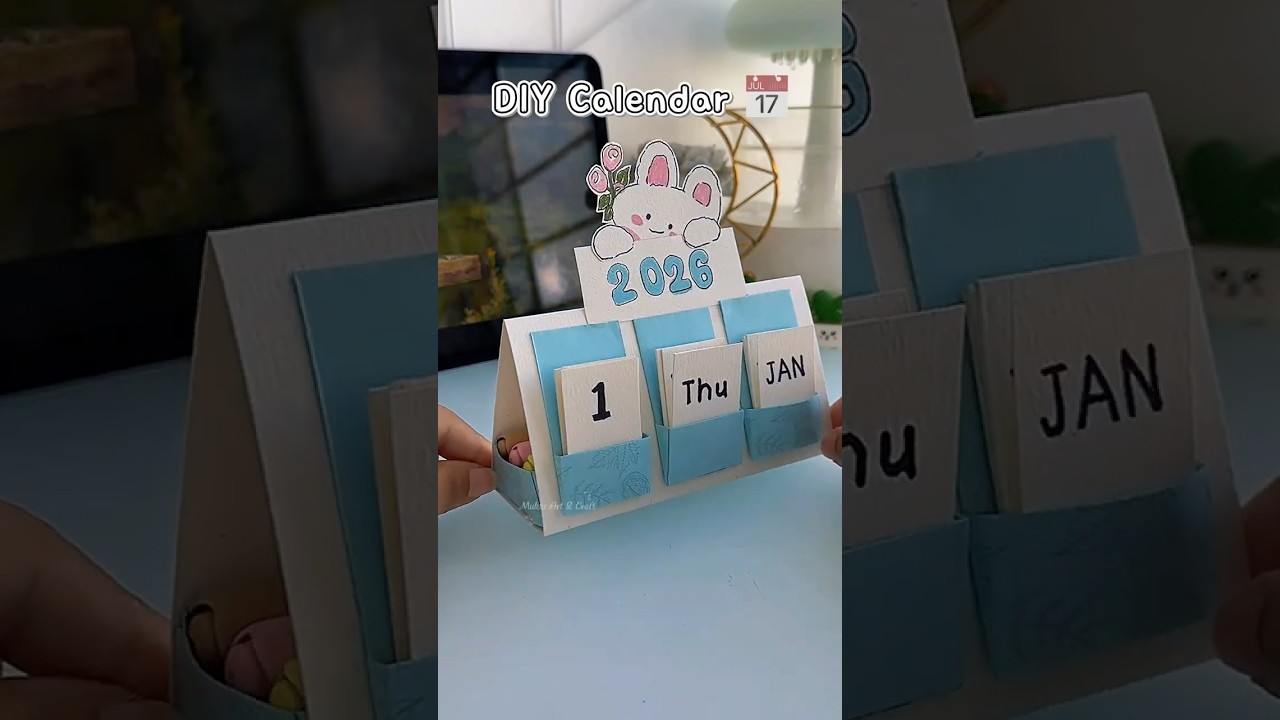 به استقبال ۲۰۲۶ 🥳 تقویم سال نو دست‌ساز و منحصربه‌فرد