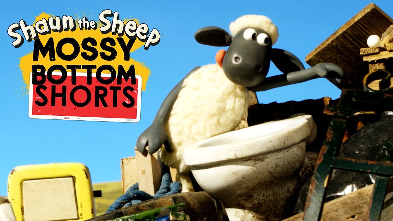 افتادن در دستشویی — ویدئوی کوتاه شاون گوسفند از مزرعه Mossy Bottom