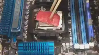 سرخ کردن گوشت روی cpu