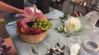 تزیین سبد میوه شب یلدا