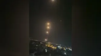 لحظه آغاز حملات راکتی مقاومت به تل‌آویو.