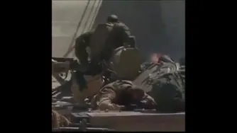 اصابت از پی جی 7 به تانک ابرامز