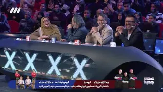 گفت و گو خنده دار احسان علیخانی با وحید موسوی مرحله نیمه نهایی عصرجدید 3