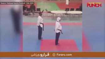 (ویدئو) تکواندوکار باردار طلا گرفت!