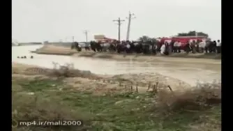 حادثه دلخراش سقوط خودرو در کانال کشاورزی شوشتر