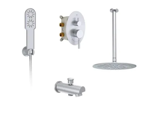 روگن | توکار&nbsp;حمام | کروم مات