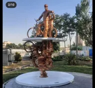 &nbsp;مجسمه فلزی