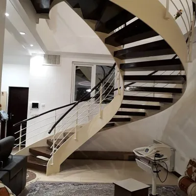 ساخت پله معلق