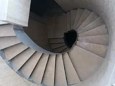 اجرا پله گرد