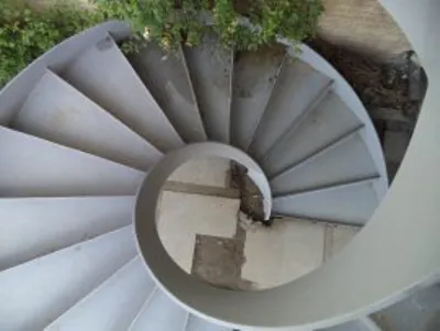 ساخت پله فلزی