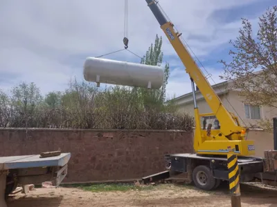 نصب مخزن گاز مایع