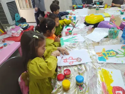 کلاس نقاشی در قزوین