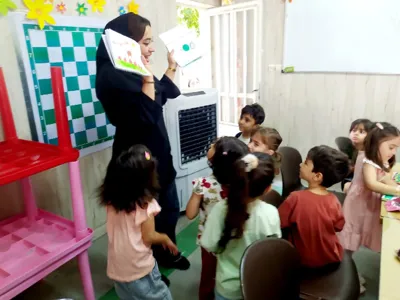 کلاس نقاشی در قزوین