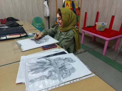 کلاس نقاشی در قزوین