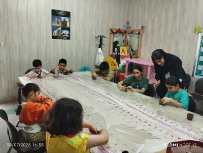 کلاس سفالگری در قزوین