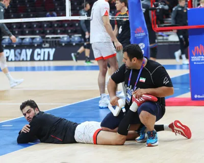 محمدناصر نقره ماسور تیم ملی والیبال | مرتضی شریفی VNL 2024