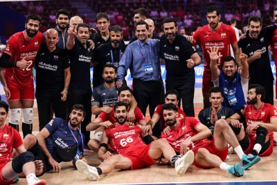 محمدناصر نقره ماسور تیم ملی و لیگ برتر والیبال | برد تیم بلغارستان VNL 2025