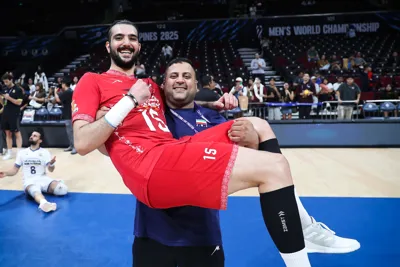 محمدناصر نقره ماسور تیم ملی و لیگ برتر والیبال | عرشیا به نژاد Men's Volleyball World Championship 2025