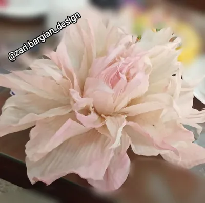 طرح گل پارچه ای