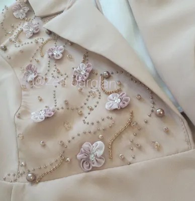 جواهر دوزی لباس زنانه