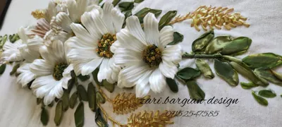 طرح گلدوزی رومیزی