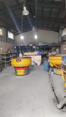 ویبره پولیش قطعات فلزی