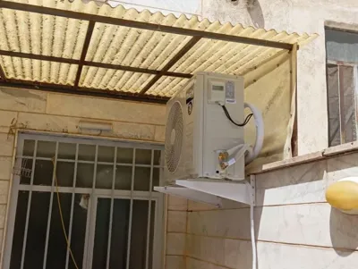 نصب کولر گازی ۲۴،۰۰۰ زانتی،در محدوده چهاردانگه، مشتری آقای محمودی ۱۴۰۴۰۱/۲۴